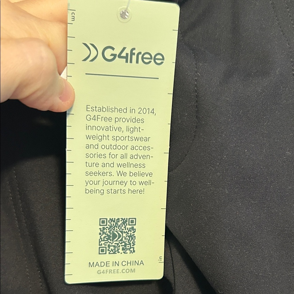 NWT G4Free Black Loose High-Rise Business Casual Pants Size Medium 8/10 - Picture 6 of 11